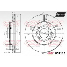 851113.6980 MAXTECH Тормозной диск