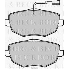 BBP2423 BORG & BECK Комплект тормозных колодок, дисковый тормоз