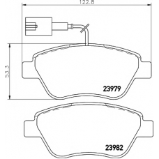 8DB 355 015-491 HELLA PAGID Комплект тормозных колодок, дисковый тормоз