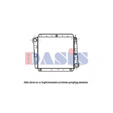 220460N AKS DASIS Радиатор, охлаждение двигателя