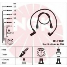 7244 NGK Комплект проводов зажигания