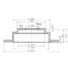 BDC4604 QUINTON HAZELL Тормозной диск