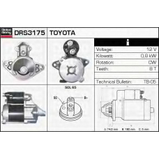 DRS3175 DELCO REMY Стартер