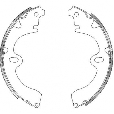 4008.00 REMSA Комплект тормозных колодок