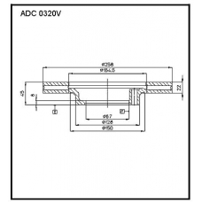 ADC 0320V Allied Nippon Гидравлические цилиндры