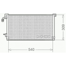 DCN21004 DENSO Конденсатор, кондиционер