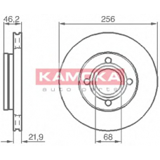 103386 KAMOKA Тормозной диск