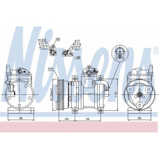 89302 NISSENS Компрессор, кондиционер
