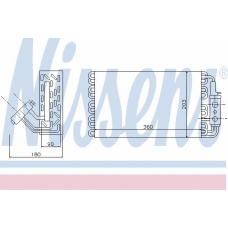92061 NISSENS Испаритель, кондиционер