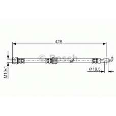 1 987 476 166 BOSCH Тормозной шланг