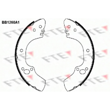 BB1260A1 FTE Комплект тормозных колодок