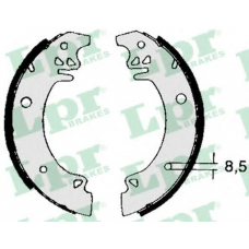 02750 LPR Комплект тормозных колодок