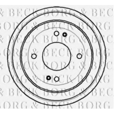 BBR7052 BORG & BECK Тормозной барабан
