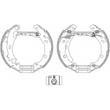 8DB 355 005-111 HELLA PAGID Комплект тормозных колодок