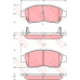 GDB3300 TRW Комплект тормозных колодок, дисковый тормоз