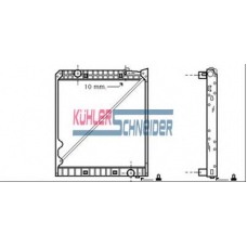 0450902 KUHLER SCHNEIDER Радиатор, охлаждение двигател