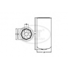 ST 6039 SCT Топливный фильтр