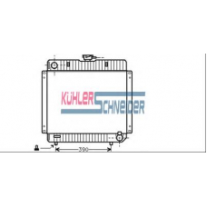 0410402 KUHLER SCHNEIDER Радиатор, охлаждение двигател