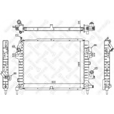 10-25388-SX STELLOX Радиатор, охлаждение двигателя