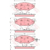 GDB4008 TRW Комплект тормозных колодок, дисковый тормоз