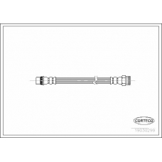 19030299 CORTECO Тормозной шланг