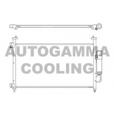 104950 AUTOGAMMA Конденсатор, кондиционер