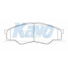 BP-9126 KAVO PARTS Комплект тормозных колодок, дисковый тормоз