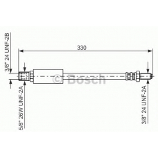 1 987 476 473 BOSCH Тормозной шланг