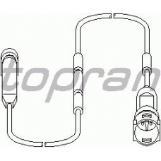 202 139 TOPRAN Датчик, износ тормозных колодок