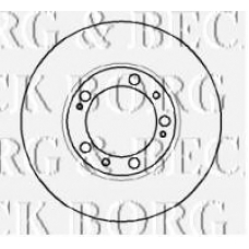 BBD5885S BORG & BECK Тормозной диск