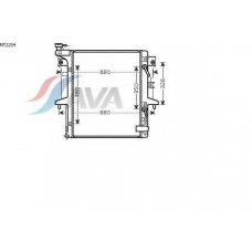 MT2204 AVA Радиатор, охлаждение двигателя