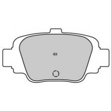 FBP-1815 FREMAX Комплект тормозных колодок, дисковый тормоз