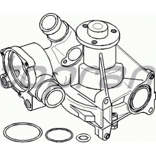 400 411 TOPRAN Водяной насос