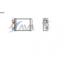 MZ6081 AVA Теплообменник, отопление салона