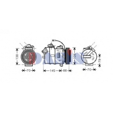 851684N AKS DASIS Компрессор, кондиционер