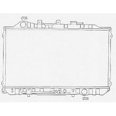 0100796 BEHR Radiator