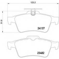 8DB 355 019-861 HELLA PAGID Комплект тормозных колодок, дисковый тормоз