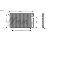 CR5036 AVA Конденсатор, кондиционер