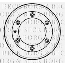 BBR7110 BORG & BECK Тормозной барабан