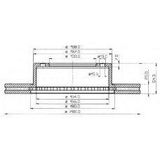 BDC3819 QUINTON HAZELL Тормозной диск