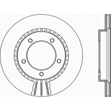 BDR2113.20 OPEN PARTS Тормозной диск