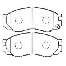 AKD-1184 ASVA Комплект тормозных колодок, дисковый тормоз