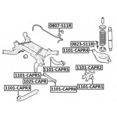 1101-CAPR1 ASVA Подвеска, рычаг независимой подвески колеса