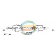 18-151101 ODM-MULTIPARTS Приводной вал