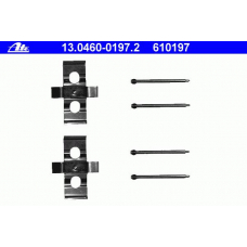 13.0460-0197.2 ATE Комплектующие, колодки дискового тормоза