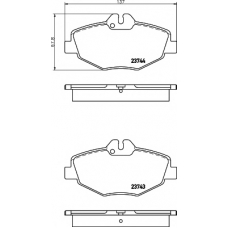 8DB 355 018-731 HELLA PAGID Комплект тормозных колодок, дисковый тормоз