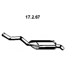 17.2.67 EBERSPACHER Глушитель выхлопных газов конечный