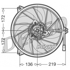 DER21005 NPS Вентилятор, охлаждение двигателя