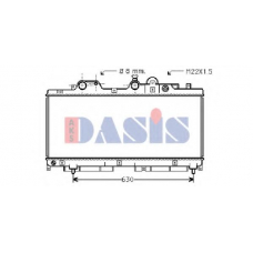 081220N AKS DASIS Радиатор, охлаждение двигателя