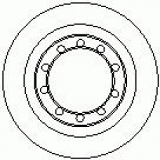 61007 00 KAWE Тормозной диск